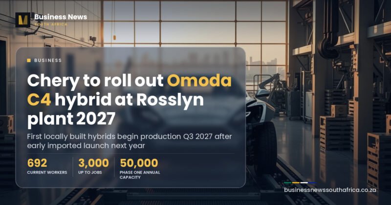 Chery to build the Omoda C4 at Rosslyn from 2027