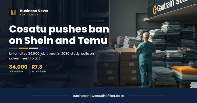 Cosatu backs call to ban Shein and Temu over 34,000 jobs claim