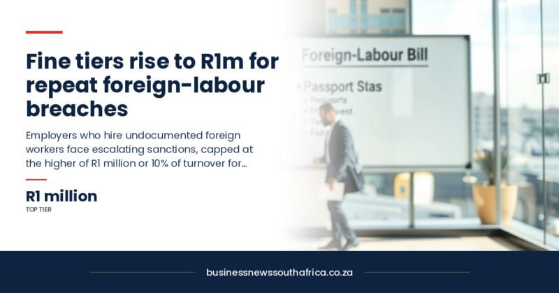 Employment Services Amendment Bill: fines up to R1 million