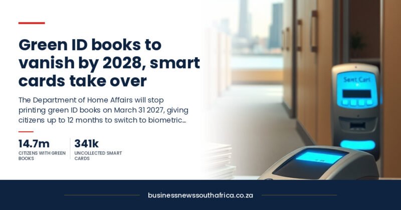 Green ID books lose legal status from 31 March 2028, smart cards to replace them