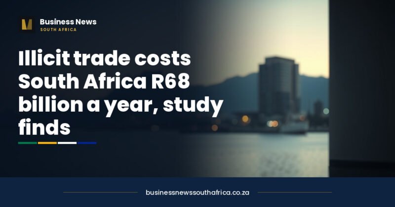 Illicit trade costs South Africa R68 billion a year, study finds