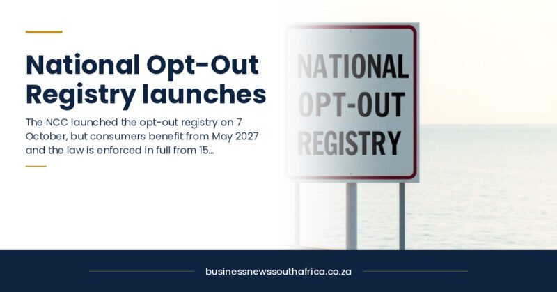 National Opt-Out Registry launches, with full enforcement from April 2027