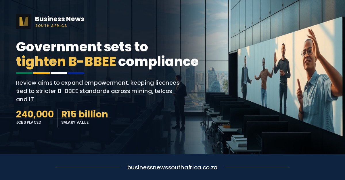 Presidency reaffirms commitment to B-BBEE and backs review of the framework