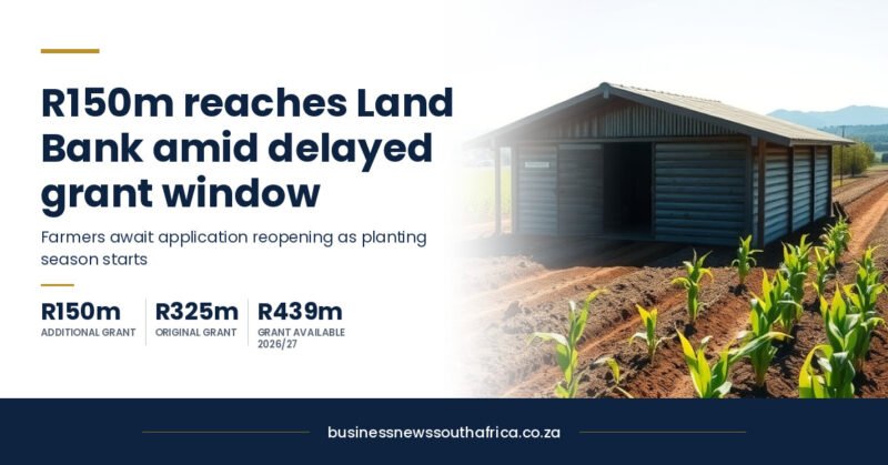 R150m reaches Land Bank, but no reopening date for blended finance