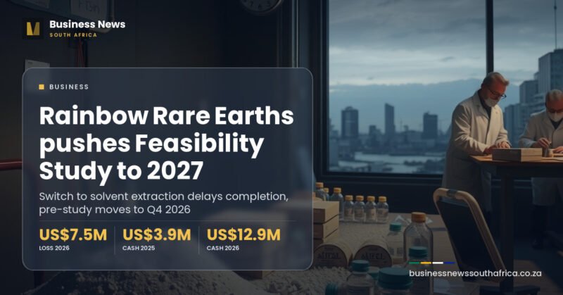 Rainbow Rare Earths pushes Phalaborwa feasibility study into 2027
