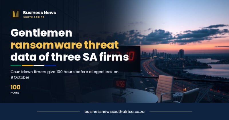 Ransomware gang threatens to leak data of three South African firms