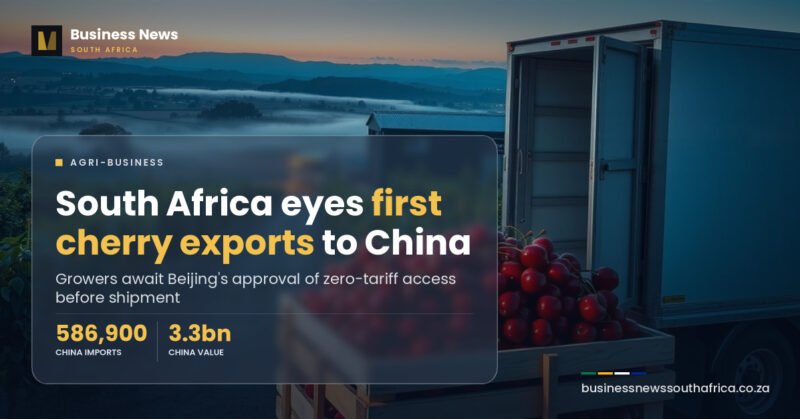 SA cherry growers await China’s final nod before first shipments