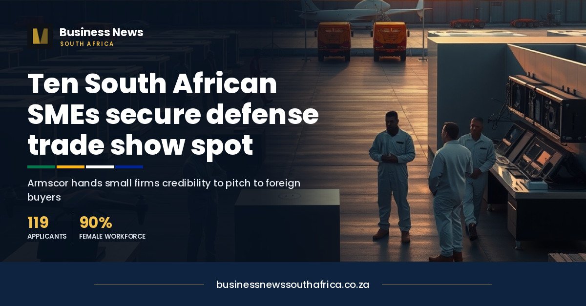 Ten small South African defence firms got a seat at AAD 2026. Here is what each one builds