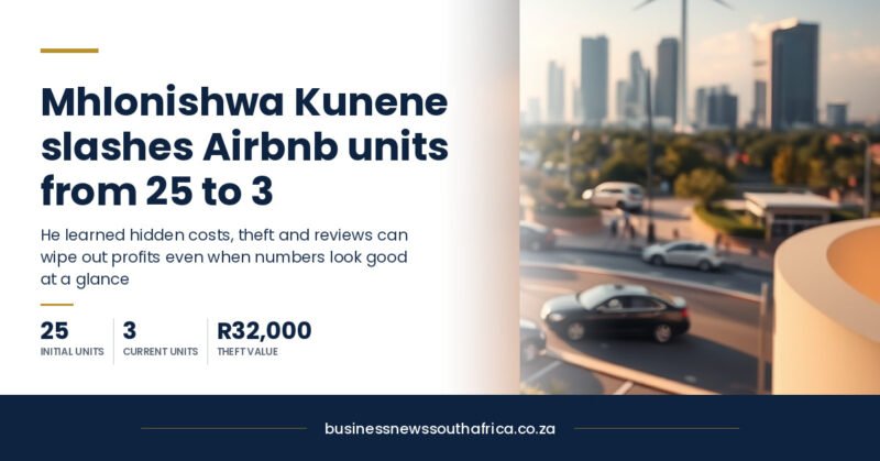 Why Mhlonishwa Winston Kunene Scaled Back From 25 Airbnbs to Three